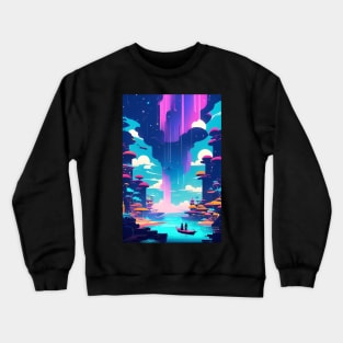 Fantasy sea landscape Crewneck Sweatshirt